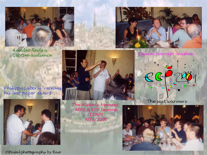 Birth of 
ICAPS and other notable events at ECP 2001 (P. Rao Bottiecelli von
Kambhampati (1962-)