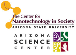 CNS-ASU and Science Center logos